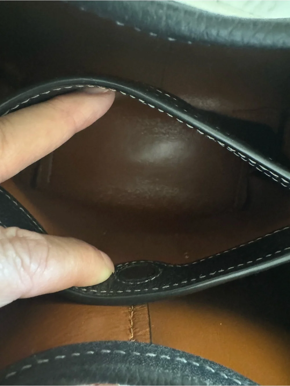 Coach Lana 23 Black on black Pebbled Leather Bag - Picture 8 of 12
